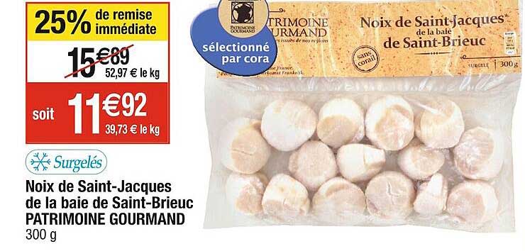 noix de saint-jacques de la baie de saint-brieuc patrimoine gourmand