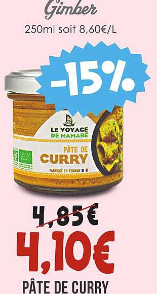 Pâte De Curry Le Voyage De Mamabé