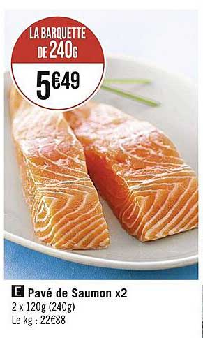 Pavé De Saumon X2