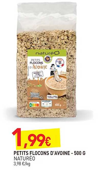 petits flocons d'avoine naturéo