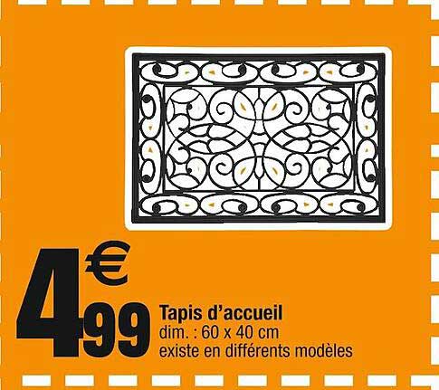 tapis d'accueil