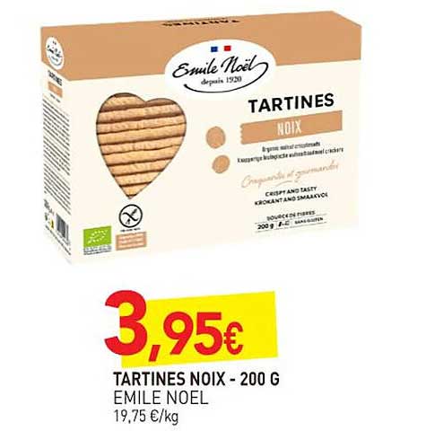 tartines noix emile noël