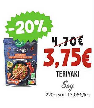 teriyaki soy
