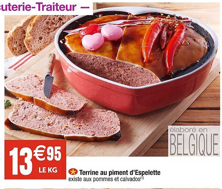 terrine au piment d'espelette