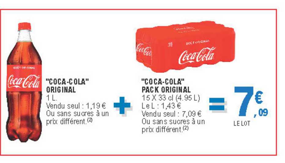 "coca-cola" original + "coca-cola" pack original