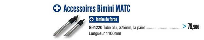 accessoires bimini matc