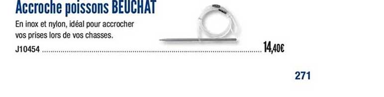 accroche poissons beuchat