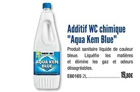additif wc chimique aqua kem blue