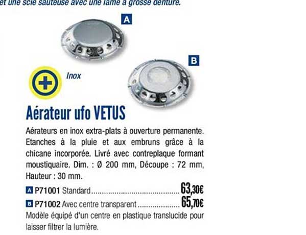 aérateur ufo vetus