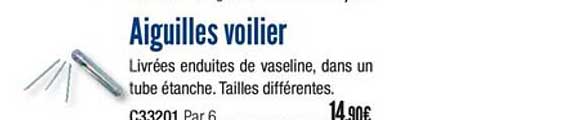 aiguilles voilier