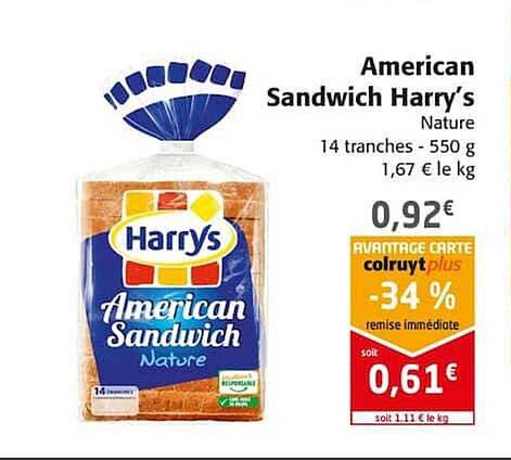 american sandwich harry's