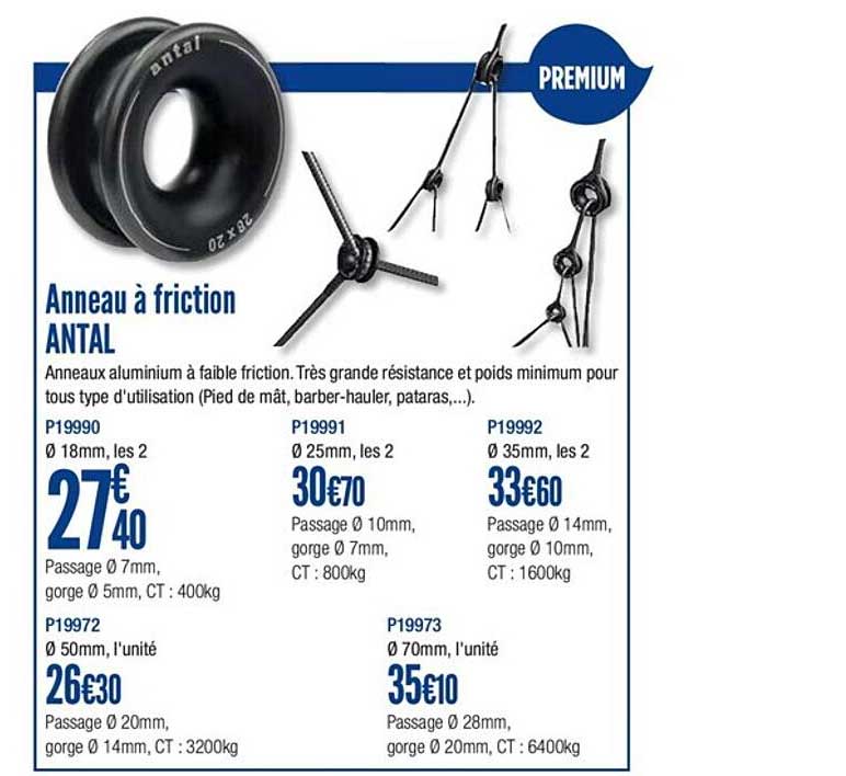 anneau à friction antal
