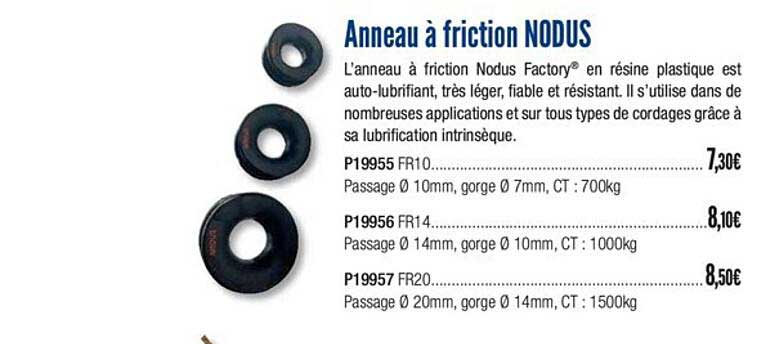 anneau à friction nodus