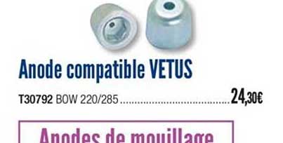 anode compatibles vetus