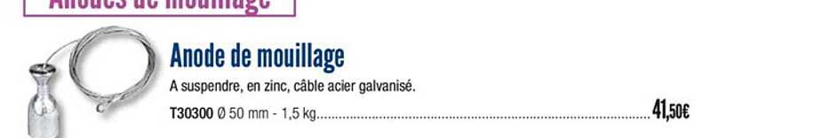 anode de mouillage
