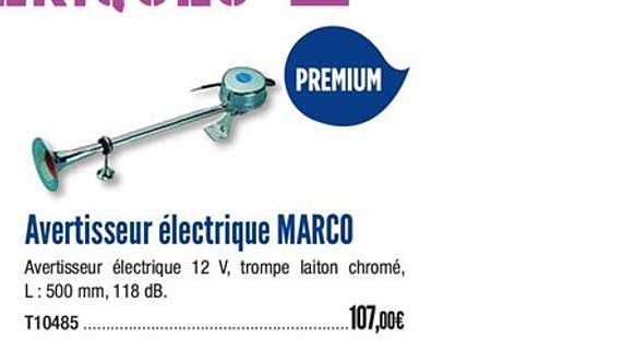 Avertisseur électrique Marco