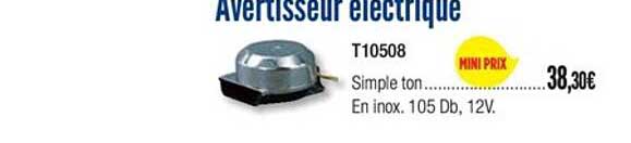 avertisseur électrique