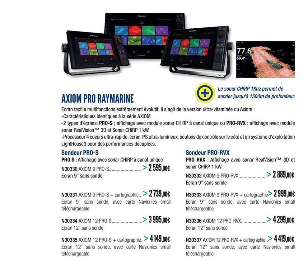 axiom pro raymarine
