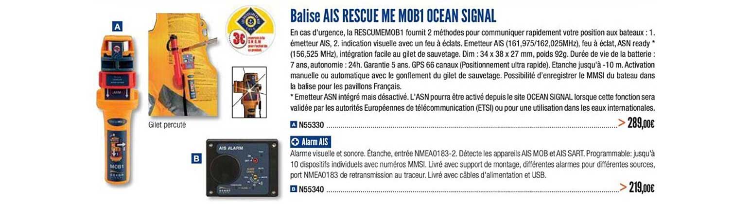balise ais rescue me mob1 ocean signal