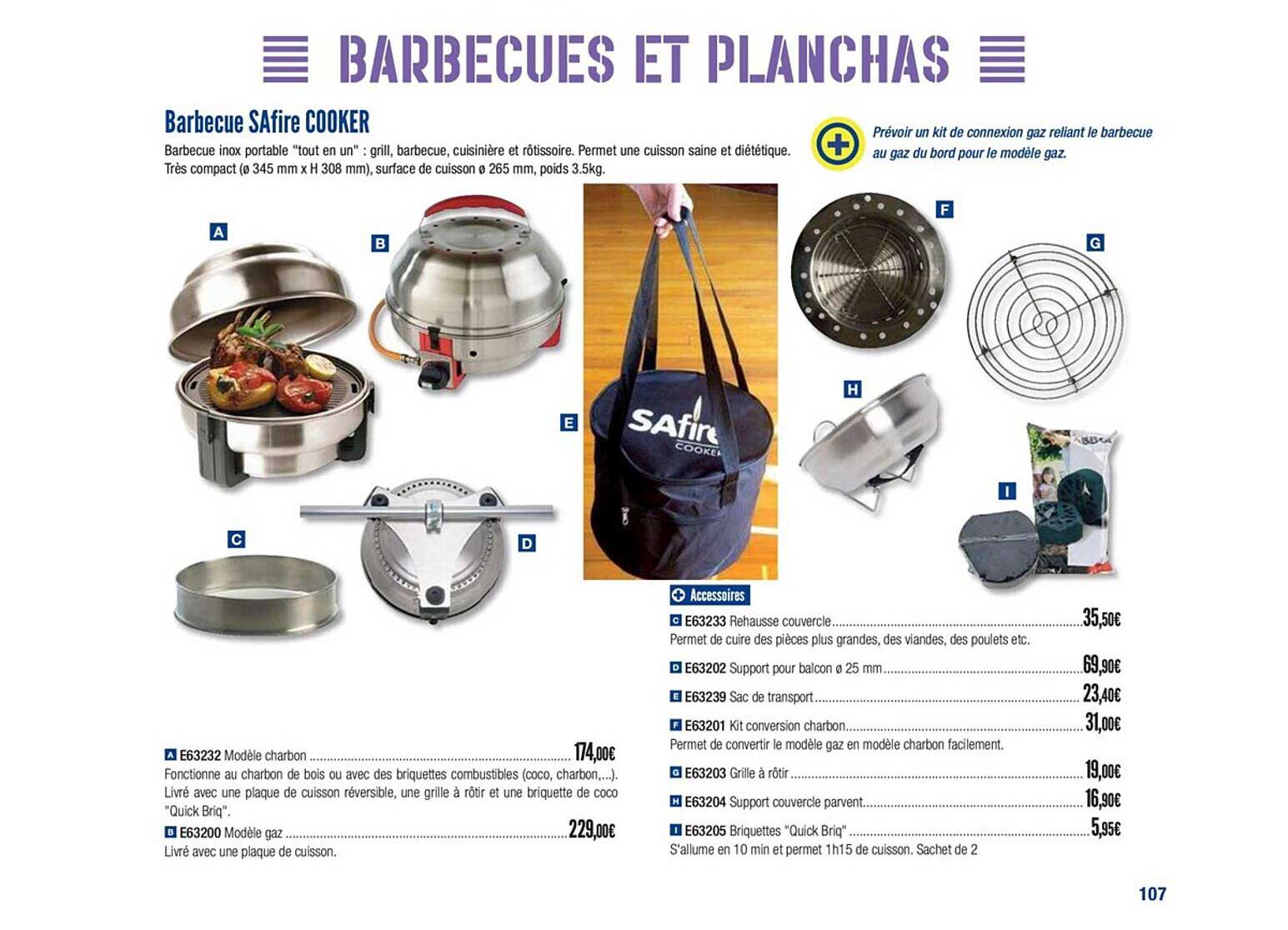 barbecue safire cooker