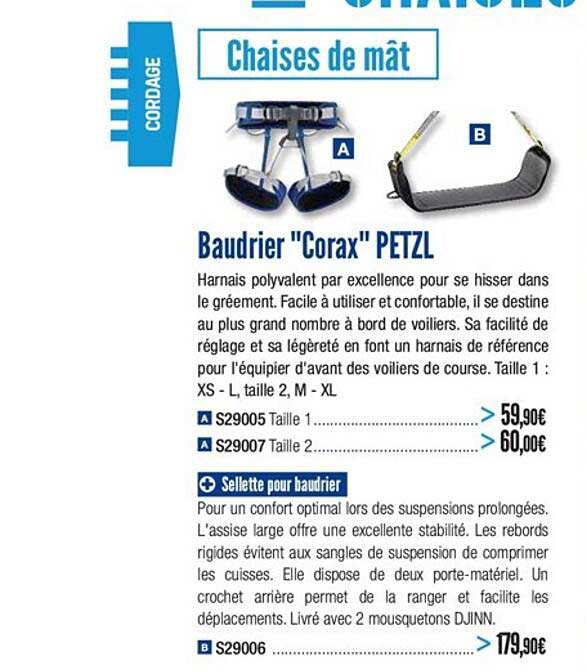 baudrier corax petzl