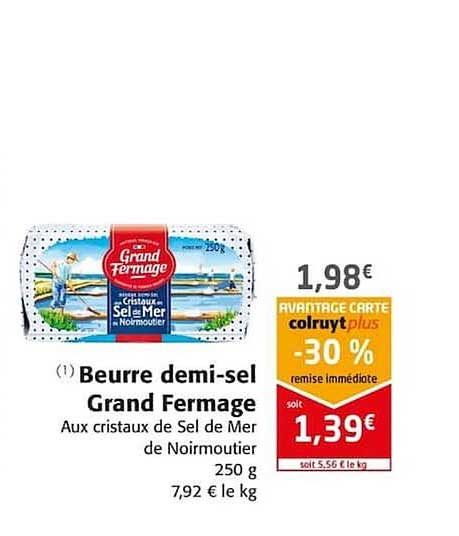 beurre demi-sel grand fermage