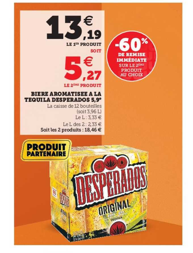 bière aromatisée à la tequila desperados 5,9°