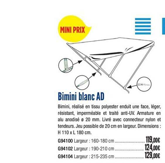 bimini blanc ad