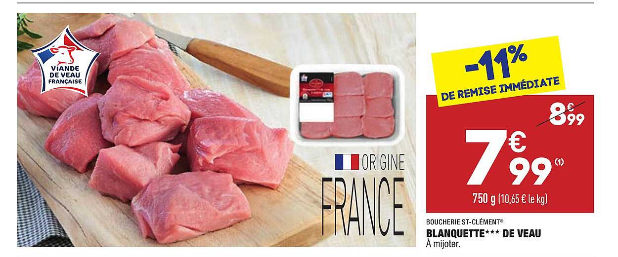 Blanquette De Veau Boucherie St-clément