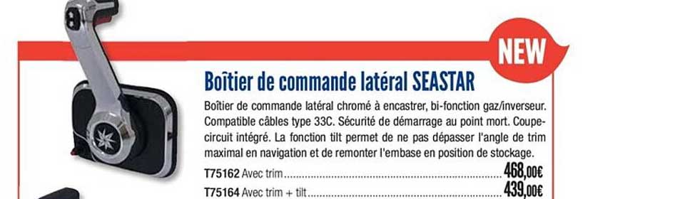 boîtier de commande latéral seastar