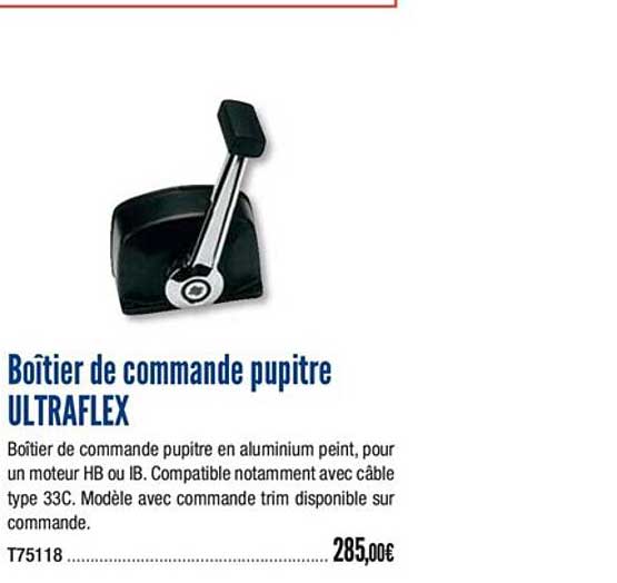 boîtier de commande pupitre ultraflex