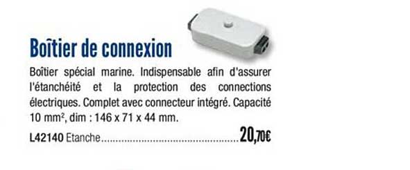 boîtier de connexion