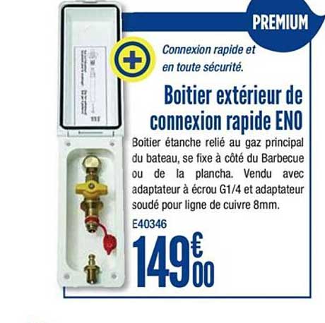 boitier extérieur de connexion rapide eno