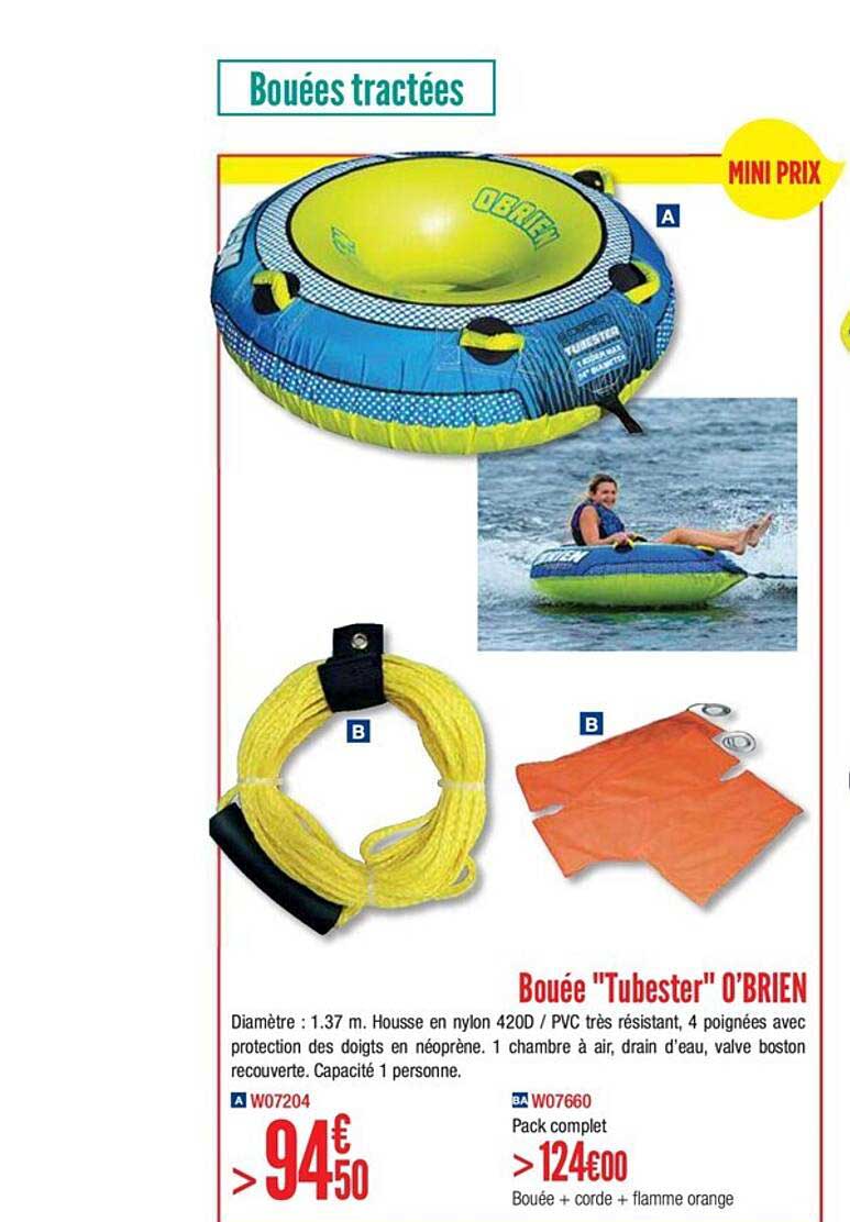 bouée tubester o'brien