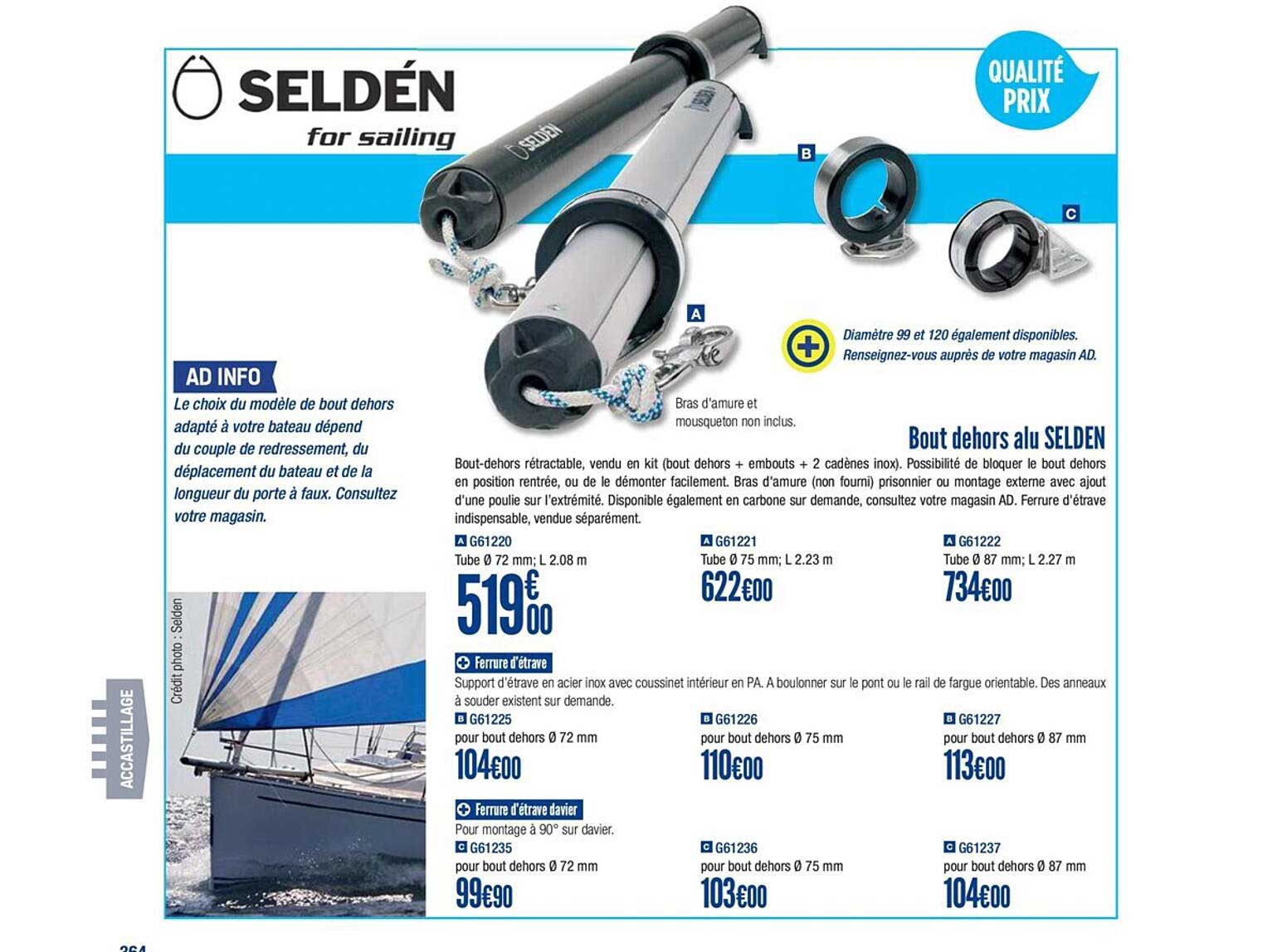 bout dehors alu selden