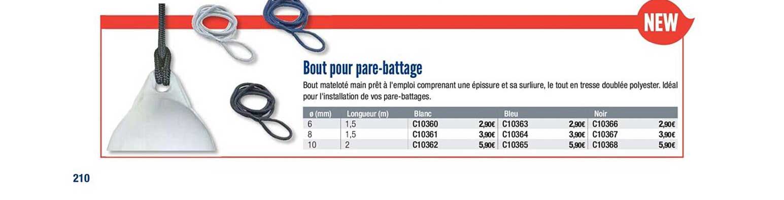 bout pour pare battage