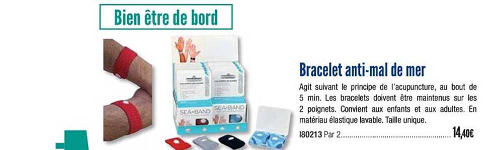 bracelet anti mal de mer