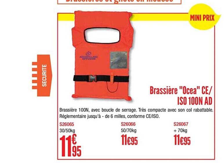 brassière ocea ce iso 100n ad