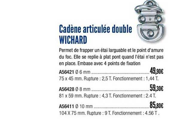 cadène articulée double wichard