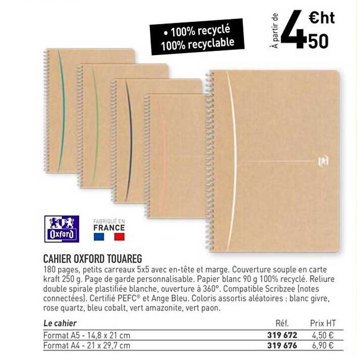 cahier oxford touareg