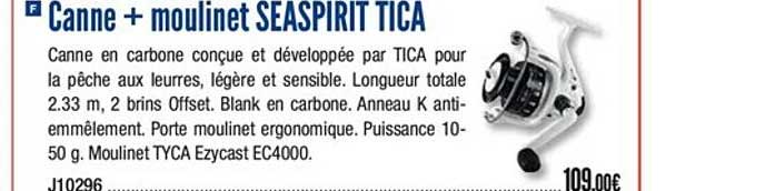 canne + moulinet seaspirit tica