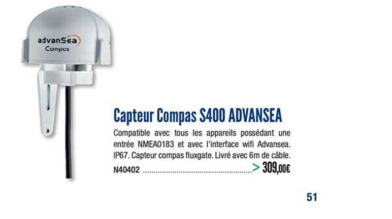 capteur compas s400 advansea