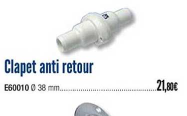 clapet anti retour