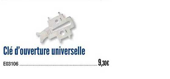 clé d'ouverture universelle