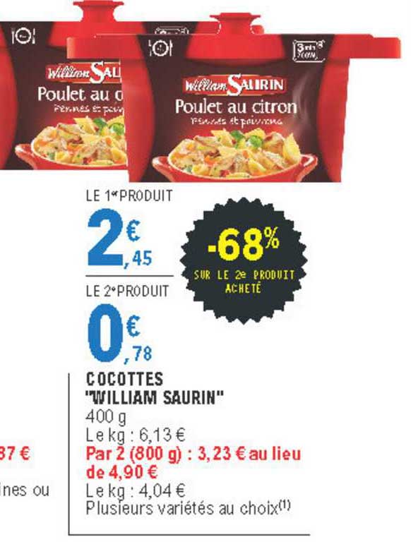 cocottes "william saurin"