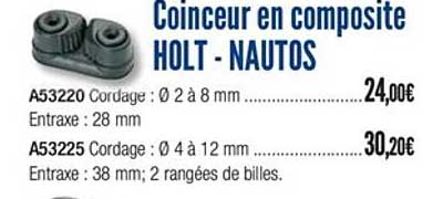 coinceur en composite holt nautos