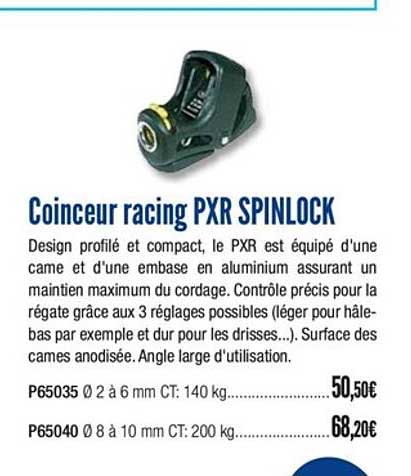 coinceur racing pxr spinlock