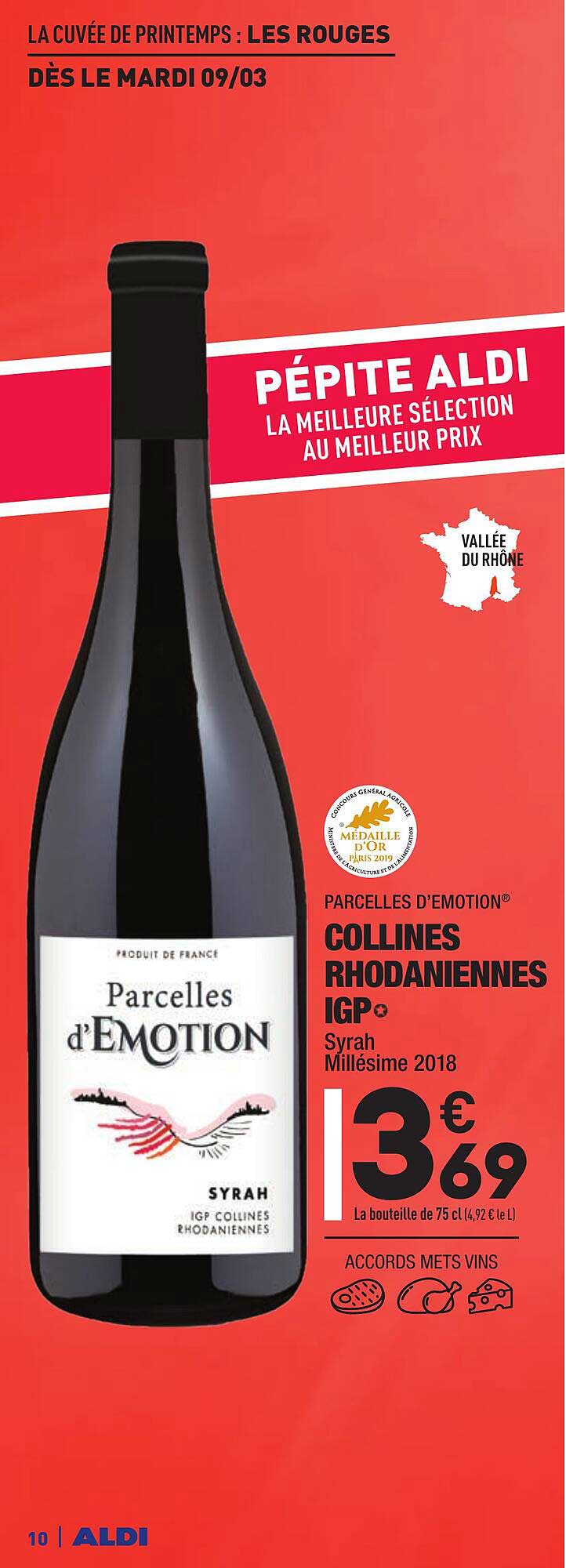 collines rhodaniennes igp parcelles d'émotion