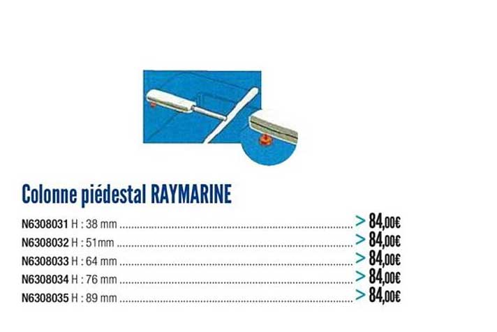 colonne piédestal raymarine