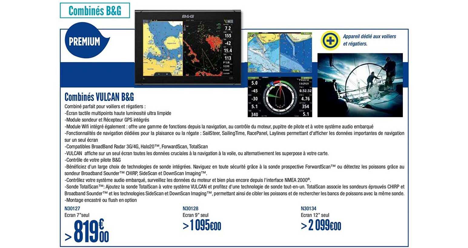 combinés vulcan b&g